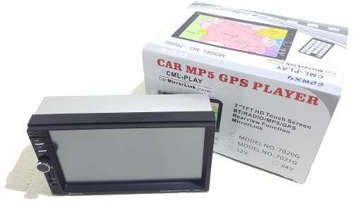 Car Radio - 7" Double Din Touch screen GPS/BT/USB/SD/AUX/MP3 Media player 7020G