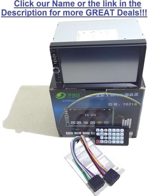 7" Car Radio Special!!! 7" Double Din Touch screen BT/USB/SD/AUX/MP3 Media player 7021G