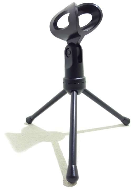 Microphone - Condenser Microphone With Tripod Stand - 3.5mm Jack PC/Mobile Condenser Microphone