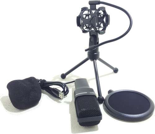 Microphone - Condenser Microphone With Tripod Stand - USB connector Condenser Microphone