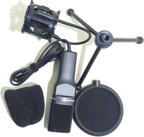 Microphone - Condenser Microphone With Tripod Stand - USB connector Condenser Microphone