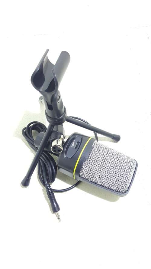 Microphone - Condenser Microphone With Tripod Stand - 3.5mm Jack PC/Mobile Condenser Microphone