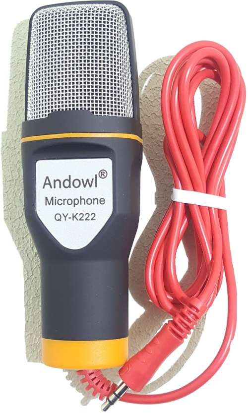 Microphone - Condenser Microphone With Tripod Stand - 3.5mm Jack PC/Mobile Condenser Microphone