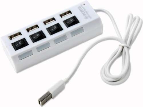 USB 2.0 Hub - 4 Port USB Hub - PC USB 2.0 Hub For windows and Mac OS