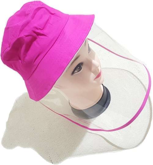 Cap - Hat - Unisex Face Shield Cap - Kids Face Shield Hat - Cap with Face Shield