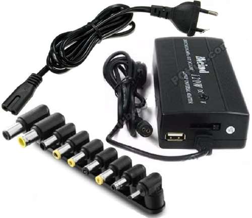 Power Plug - 120W Universal DC Laptop Power Plug - 9 Tip DC 15V-24V Universal Laptop Power Adaptor