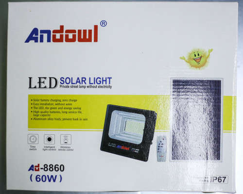 60W Solar Light - LED 60W Solar Floodlight - Solar Light 60W