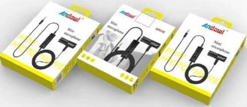 Microphone - Lapel Microphone  - 3.5mm Jack PC/Mobile/Mixer Mini Condenser Microphone