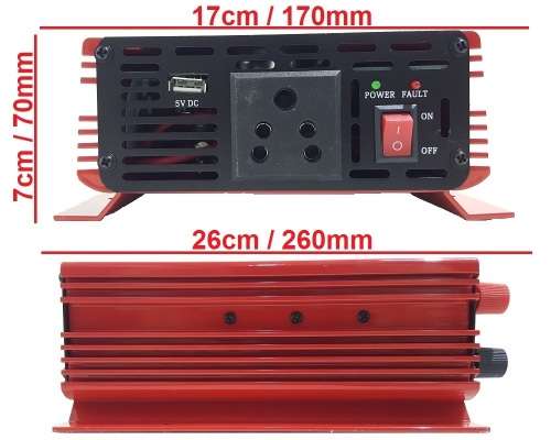 1500W Inverter - DC to AC 1500W Modified Sine Wave Power Inverter