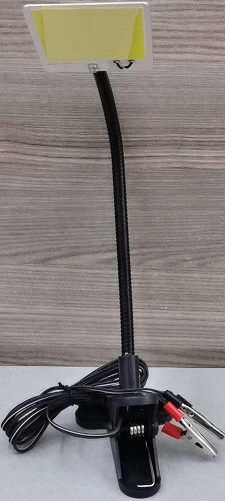 LED 12V Light - 20W 12V Battery Powered Light - Clip On 12V LED 20W Light