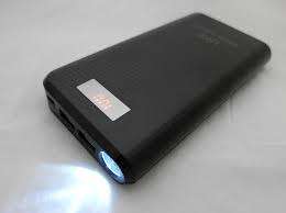 Power Bank Smart 30800mAh -portable charger, flashlight, external battery