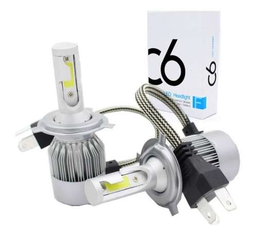 LED Headlight Kits - C6 H4 36W 3pin LED HeadLight Kits - H4 3pin 12V LED Headlights