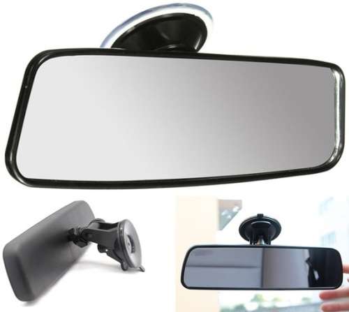 Vehicle Rearview Mirror - Rearview Mirror with Suction Cup - Universal Rearview Mirror