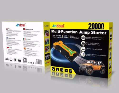 Multi function Lighting JUMP STARTER 20000MAH