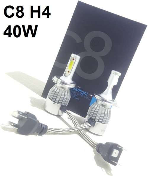 LED Headlight Kit - C8 H4 3pin LED Headlight Kit - C8 H4 12V~24V Headlight Bulb