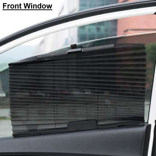 Sun Visor - Retractable Sunshield - Car Door Sunshade - Set of 2 Retractable Sun Shade AK-009