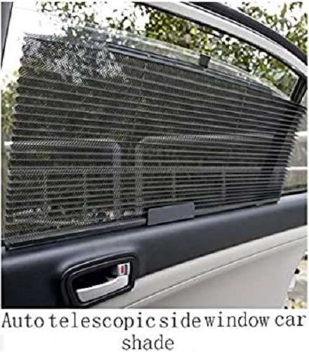 Sun Visor - Retractable Sunshield - Car Door Sunshade - Set of 2 Retractable Sun Shade AK-009