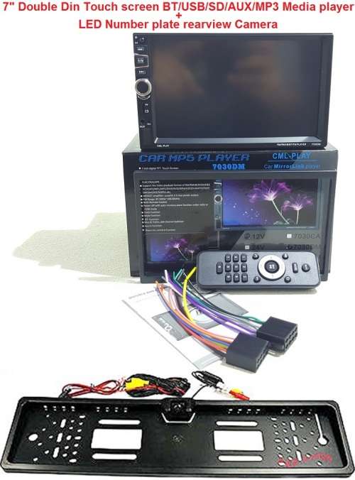 BLACK FRIDAY Special!!! 7" Double Din Touch screen Radio + Free Number Plate Reverse Camera