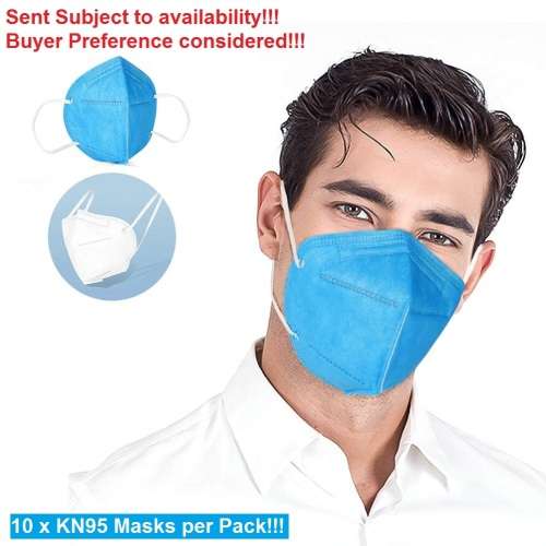 Face Masks - KN95 Face Masks - 5ply Pack of 10 KN95 Face Masks