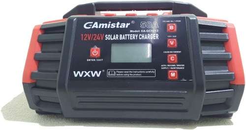 Battery Charger - 12V/24V 50A Battery Charger - Solar and Car Battery Charger