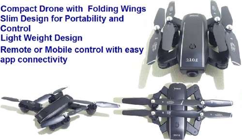 Drone - Mini Drone - Folding Wing Mini Drone with Mobile connectivity - FO-F705 Mini Drone