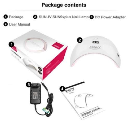 Nail Lamp - 24W UV LED Nail Lamp - 24W LED UV Nail Curing Lamp - UV/LED Nail Lamp