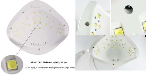 Nail Lamp - 48W UV LED Nail Lamp - 48W LED UV Nail Curing Lamp - UV/LED Nail Lamp