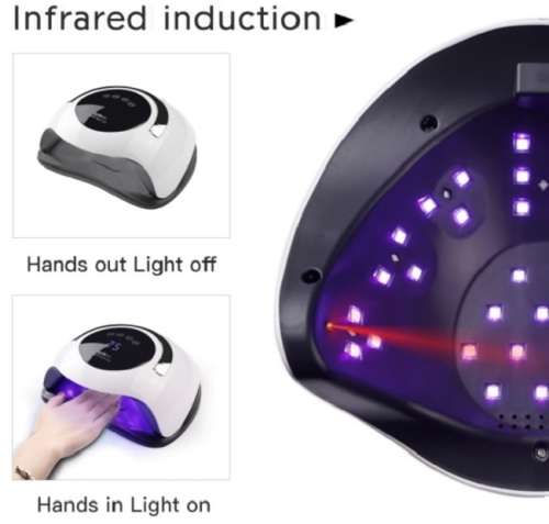 Nail Lamp - 120W UV LED Nail Lamp - 120W LED UV Nail Curing Lamp - UV/LED Nail Lamp