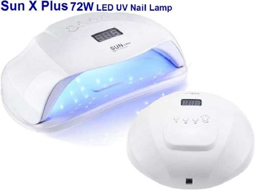 Nail Lamp - 72W UV LED Nail Lamp - 72W LED UV Nail Curing Lamp - SunX Plus UV/LED Nail Lamp