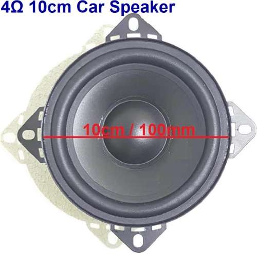 Speaker - 60W Mid-range Door Speaker - 10cm 60W PP Cone Car Speaker fits most OEM locations