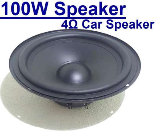 Speaker - 100W Mid-range Speaker - 16cm 100W PP Cone Car Speaker fits most OEM locations