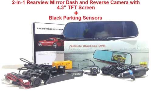 Dash & Reverse Camera + Parking Sensor Special!!! 2-In-1 Dash & Reverse Camera with Parking Sensors
