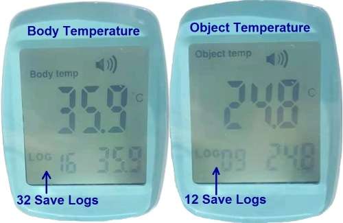 Infrared Thermometer - Dual Measuring IR Thermometer - BZ-R6 IR Body and Object Thermometer