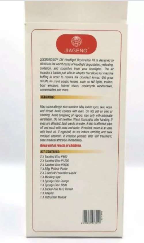 Headlight Restoration Kit - DIY Headlight Restoration Kit