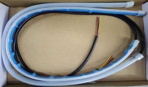 Headlight Strip - 45cm DRL LED Light - 2-in-1 Daytime Running Light Strip(Light Soft Article Lamp)