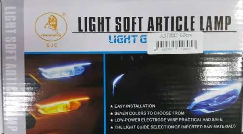 Headlight Strip - 60cm DRL LED Light - 2-in-1 Daytime Running Light Strip(Light Soft Article Lamp)