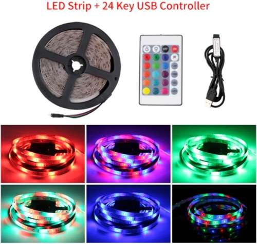 LED Light Strip - 5050 Multi-Color LED Strip Light - 5m RGBW LED Remote controlLED Light Strip
