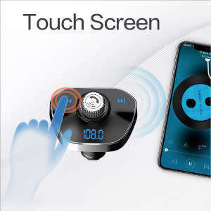 Bluetooth Car Charger - Car V7 BT Receiver - V7 FM radio, USB, SD(TF) Card & Bluetooth receiver