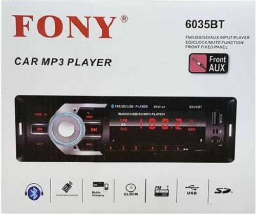 Car Radio -  Bluetooth Car Radio and Media Player - 6035BT Car Radio