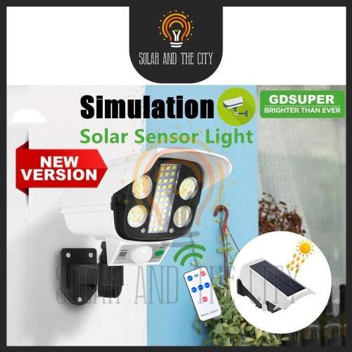 77 LED Solar Light - 77 LED Motion Sense Dummy Camera Outdoor Light - Super Bright Outdoor Light