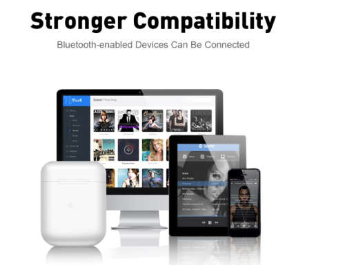 Bluetooth Earphones - i12 Airpod Bluetooth Headsets - Rechargeable TWS i12 Wireless Headsets