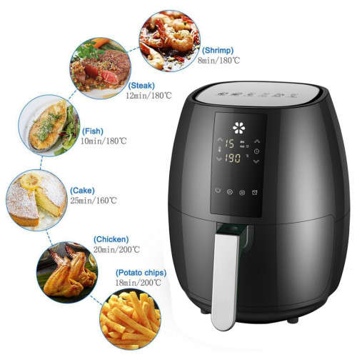 Air Fryer - 1400W Air Fryer - Q-Z8 1400W White Air Fryer