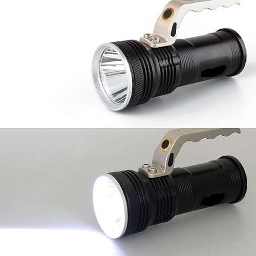 Torch - Rechargeable LED Flashlight - Multi-function Zoom Torch