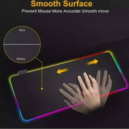 Mouse Pad - RGBW Soft Gaming Mouse Pad - S4000 Desk Top Mouse Pad