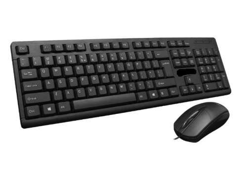 Keyboard - 2-in-1 Keyboard Set - Wired Office Style Keyboard and Mouse