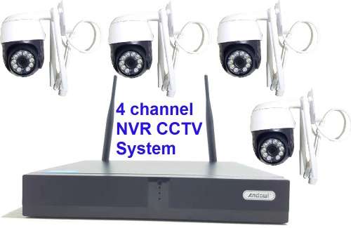IP camera - PT NVR Camera Kit - PT Camera System - IP Wireless 360 PT Panoramic NVR Camera Set