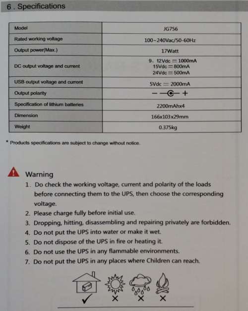 Mini Power Supply - Battery Backup - 8800mAh Mini UPS Power Supply for Routers, Mobiles and More