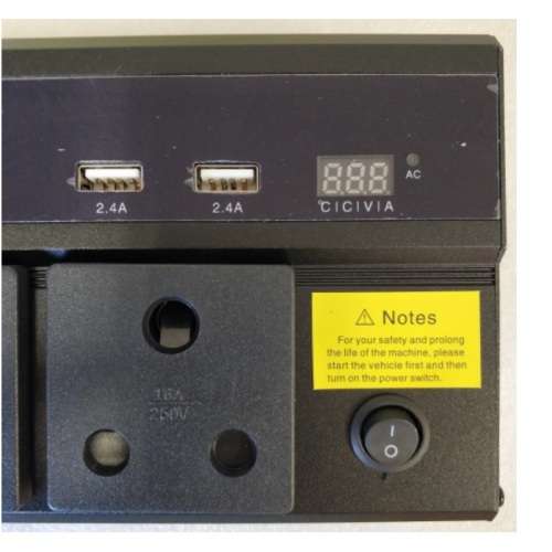 1500W Inverter - DC to AC 1500W Car Power Inverter