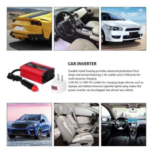 500W Inverter - DC to AC 500W Car Power Inverter