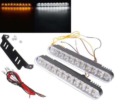 30 LED Daytime Running Light - 2-in-1 Daytime Running Light - 19cm DR Light
